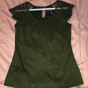 Olive Green Blouse